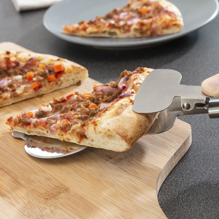 Innovagoods Cortador de Pizza 4 en 1 Plateado