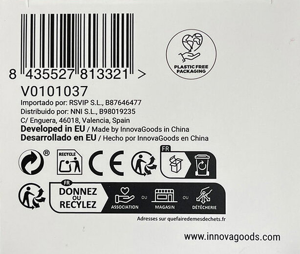 Innovagoods Cubo Mágico Rompecabezas Ubik 3D V0101037