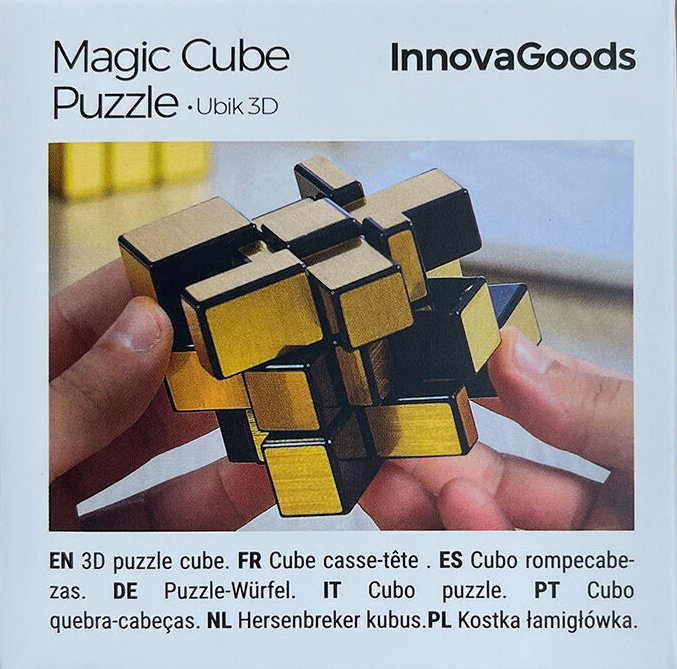 Innovagoods Cubo Mágico Rompecabezas Ubik 3D V0101037