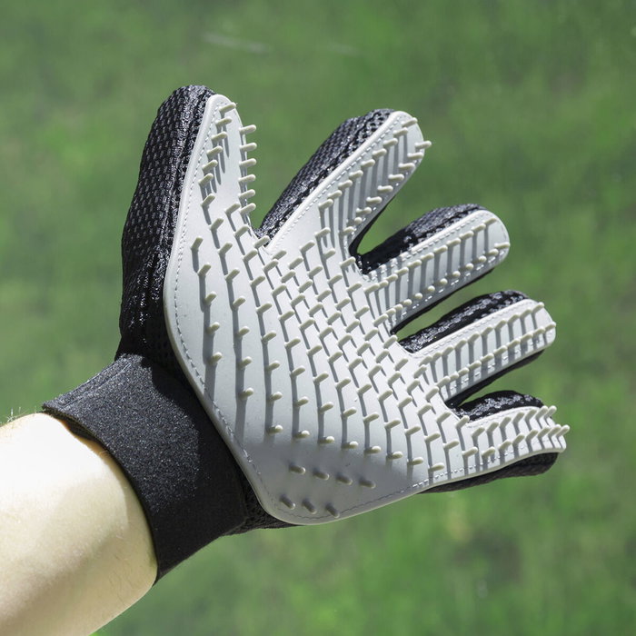 Inde Guante para Cepillar y Masajear Mascotas, 17 cm Ancho x 3 cm Alto x 23 cm Largo (14 Unidades)