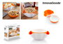 Innovagoods Bols para aperitivos 2 en 1 (2 piezas) inevitablemente apilables para snacks y desperdicios