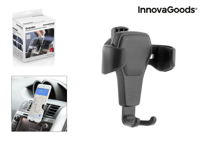 Inde Soporte Gravitatorio de Móviles para Coche - 9 x 6,8 x 9,4 cm (24 Unidades) Inde Soporte Gravitatorio de Móviles para Coche - 9 x 6,8 x 9,4 cm (24 Unidades)