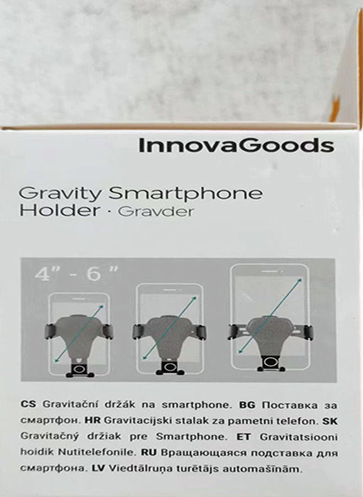 Inde Soporte Gravitatorio de Móviles para Coche - 9 x 6,8 x 9,4 cm (24 Unidades) Inde Soporte Gravitatorio de Móviles para Coche - 9 x 6,8 x 9,4 cm (24 Unidades)