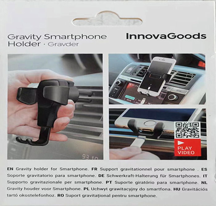Inde Soporte Gravitatorio de Móviles para Coche - 9 x 6,8 x 9,4 cm (24 Unidades) Inde Soporte Gravitatorio de Móviles para Coche - 9 x 6,8 x 9,4 cm (24 Unidades)