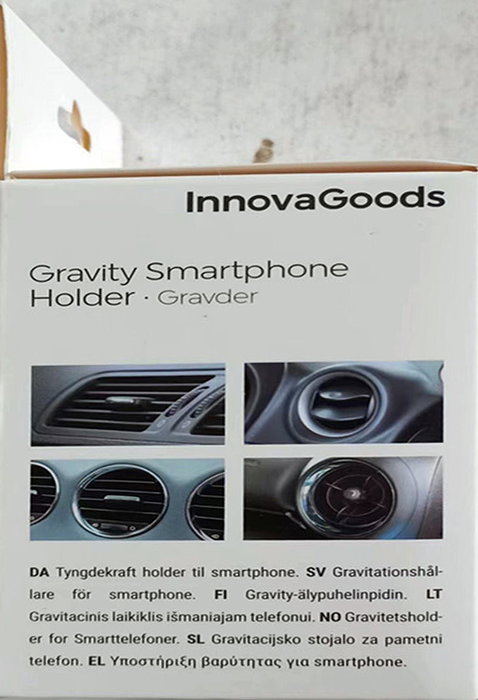 Inde Soporte Gravitatorio de Móviles para Coche - 9 x 6,8 x 9,4 cm (24 Unidades) Inde Soporte Gravitatorio de Móviles para Coche - 9 x 6,8 x 9,4 cm (24 Unidades)