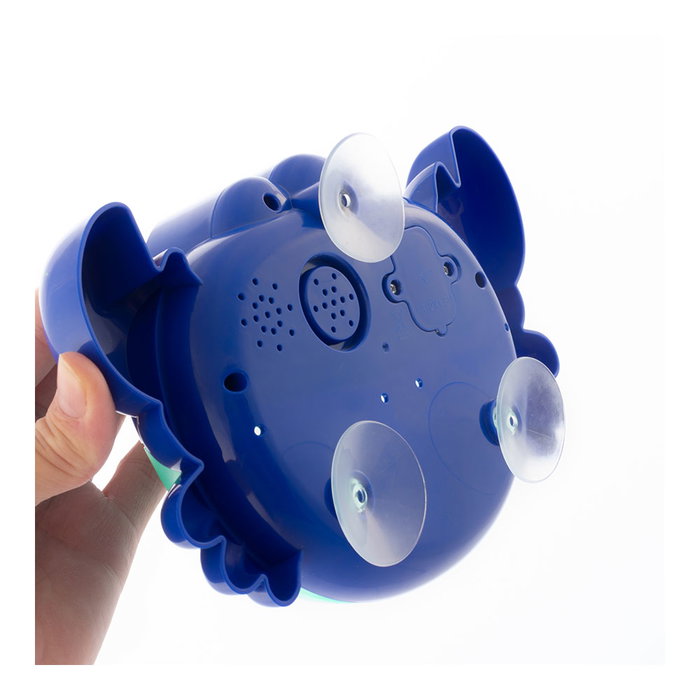 Innovagoods Cangrejo Musical con Pompas de Jabón para Baño Crabbly V0101212 Máquina de Burbujas Automática con 12 Canciones Infantiles