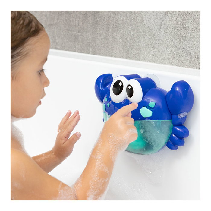 Innovagoods Cangrejo Musical con Pompas de Jabón para Baño Crabbly V0101212 Máquina de Burbujas Automática con 12 Canciones Infantiles
