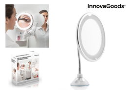 Inde Espejo De Aumento LED Con Brazo Flexible Y Ventosa 20 cm x 4 cm x 20 cm (8 Unidades)
