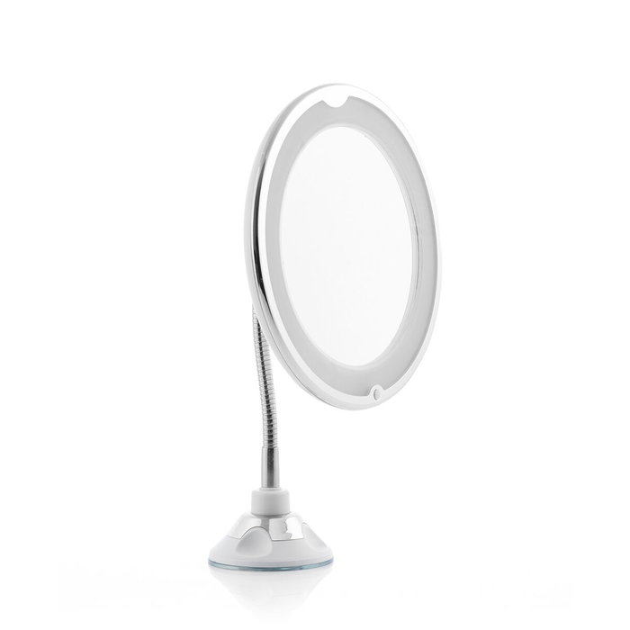 Inde Espejo De Aumento LED Con Brazo Flexible Y Ventosa 20 cm x 4 cm x 20 cm (8 Unidades)