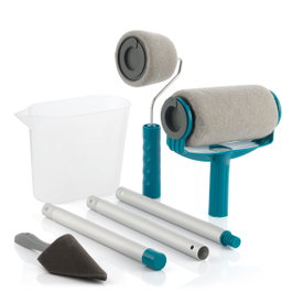 Innovagoods Set de Rodillos de Pintura Recargables con Accesorios