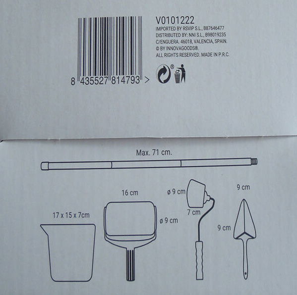 Inde Set De Rodillos De Pintura Recargables Antigoteo (5 Cajas)