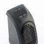 Innovagoods Calefactor Termocerámico de Enchufe Heatpod 400W Negro Ultraligero