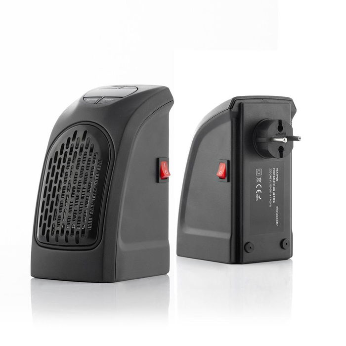 Innovagoods Calefactor Termocerámico de Enchufe Heatpod 400W Negro Ultraligero