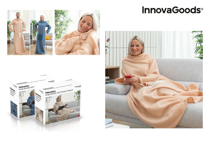 Innovagoods Batamanta individual Faboulazy beige 130 x 170 cm