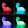 Innovagoods Luz nocturna decorativa LED dinosaurio multicolor Lightosaurus