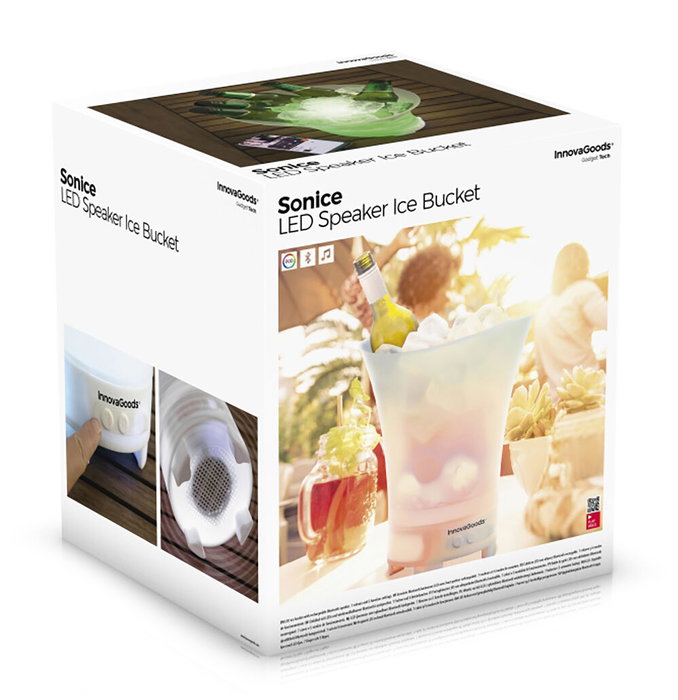 Innovagoods Sonice Cubitera con Altavoz 3 en 1 Bluetooth Innovagoods Sonice Cubitera con Altavoz 3 en 1 Bluetooth