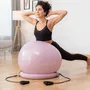 Pelota de Yoga con Anillo de Estabilidad y Bandas de Resistencia AshtanBall InnovaGoods
