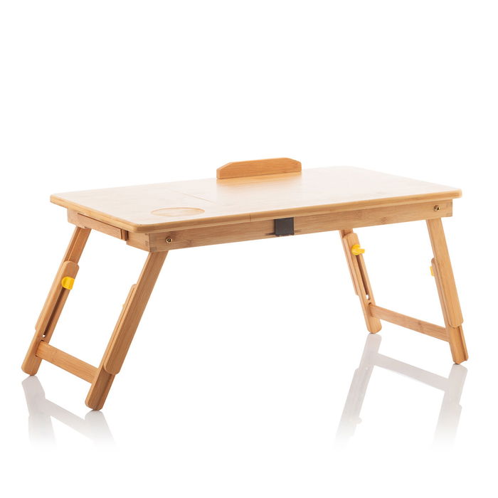 Mesa Plegable Auxiliar de Bambú Lapwood InnovaGoods