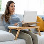 Mesa Plegable Auxiliar de Bambú Lapwood InnovaGoods