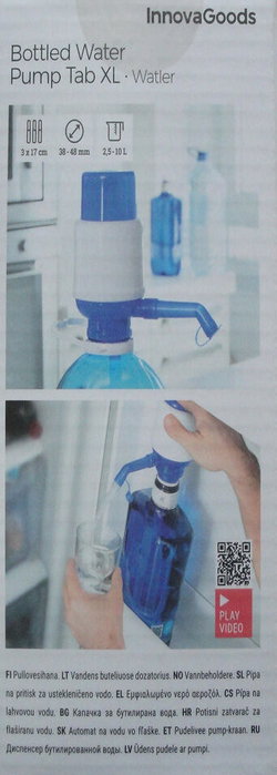 Innovagoods Watler XL Dispensador de Agua para Garrafas de hasta 12L