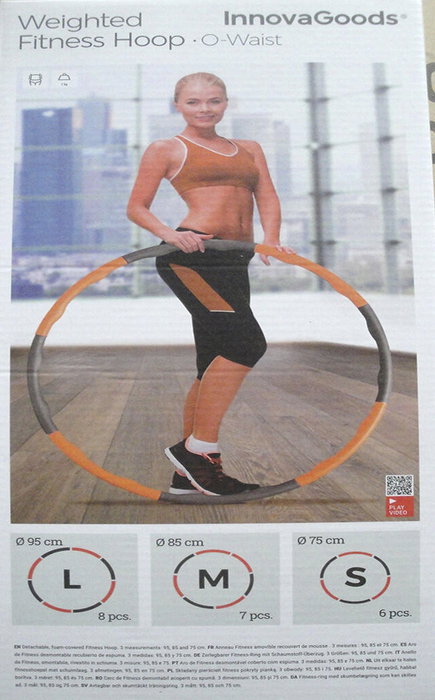 Aro de Fitness Desmontable Recubierto de Espuma O-Waist InnovaGoods