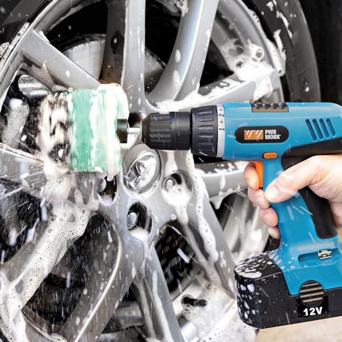 Set de Cepillos de Limpieza para Taladro Cyclean InnovaGoods 3 Piezas