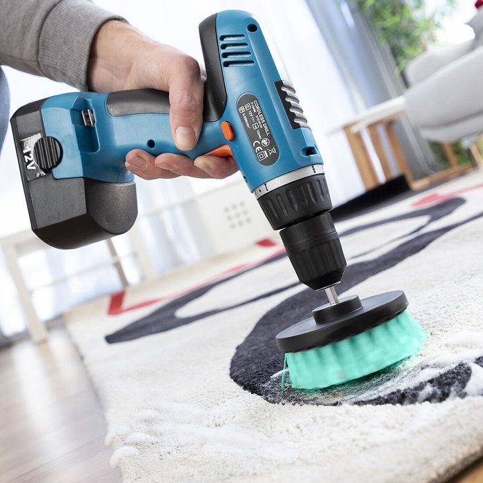 Set de Cepillos de Limpieza para Taladro Cyclean InnovaGoods 3 Piezas