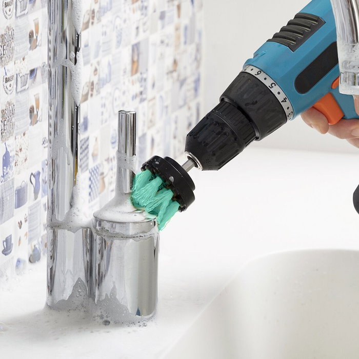 Set de Cepillos de Limpieza para Taladro Cyclean InnovaGoods 3 Piezas