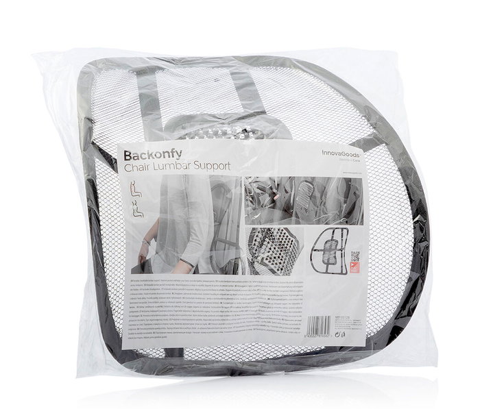 Innovagoods Respaldo Lumbar Portátil Transpirable V0103128 Innovagoods Respaldo Lumbar Portátil Transpirable V0103128