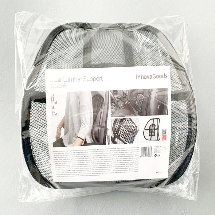 Innovagoods Respaldo Lumbar Portátil Transpirable V0103128 Innovagoods Respaldo Lumbar Portátil Transpirable V0103128