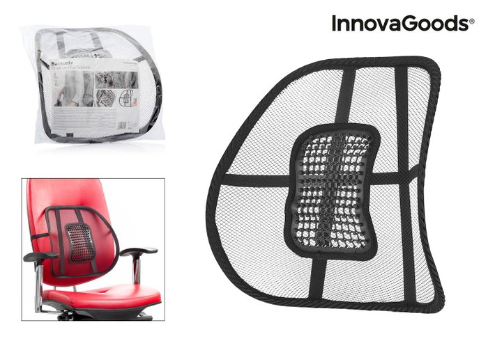 Innovagoods Respaldo Lumbar Portátil Transpirable V0103128 Innovagoods Respaldo Lumbar Portátil Transpirable V0103128