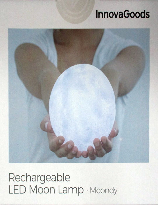Inde Lámpara LED Recargable Luna Moondy Decoración (6 Unidades) Inde Lámpara LED Recargable Luna Moondy Decoración (6 Unidades)