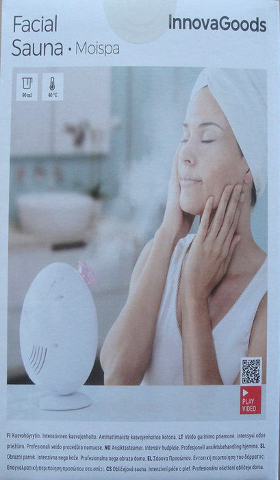 Innovagoods Sauna Facial Electrica Moispa 13 cm x 18 cm x 13 cm (4 Unidades)