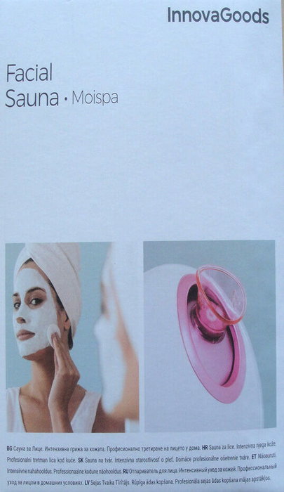 Innovagoods Sauna Facial Electrica Moispa 13 cm x 18 cm x 13 cm (4 Unidades)