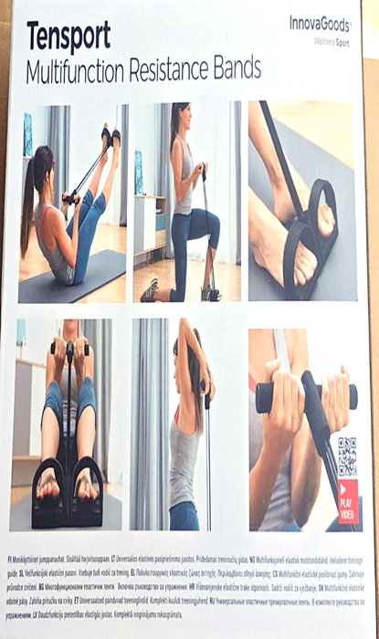 Inde Bandas Elásticas de Resistencia Multifunción (8 Unidades)