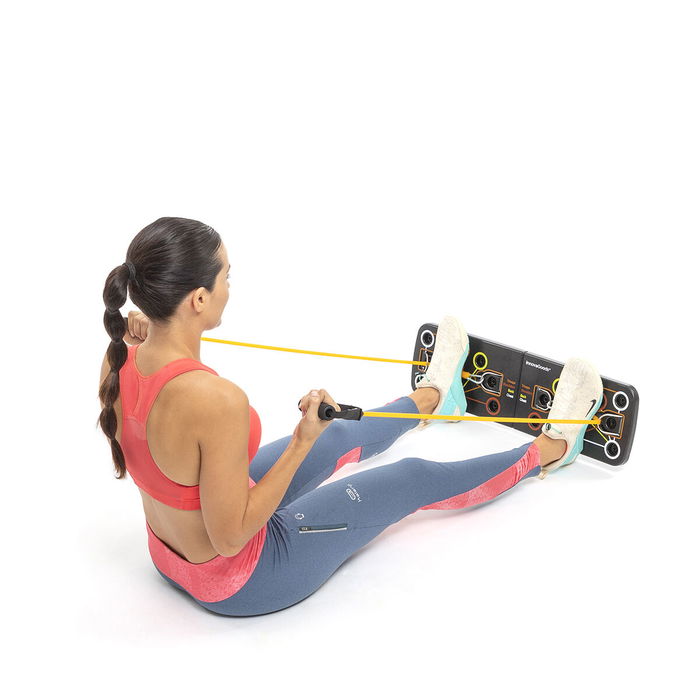 Tabla de Flexiones Push-Up con Bandas de Resistencia y Guía de Ejercicios Pulsher InnovaGoods Tabla de Flexiones Push-Up con Bandas de Resistencia y Guía de Ejercicios Pulsher InnovaGoods