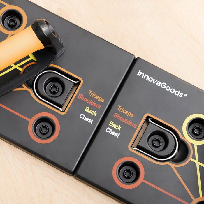 Tabla de Flexiones Push-Up con Bandas de Resistencia y Guía de Ejercicios Pulsher InnovaGoods Tabla de Flexiones Push-Up con Bandas de Resistencia y Guía de Ejercicios Pulsher InnovaGoods