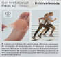 Almohadillas Metatarsianas de Gel de Silicona SilStep InnovaGoods 2 Unidades