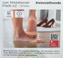 Almohadillas Metatarsianas de Gel de Silicona SilStep InnovaGoods 2 Unidades