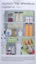 Innovagoods Set de 2 Organizadores Ajustables para Nevera, 20-28cm