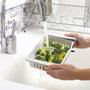Innovagoods Set de 2 Organizadores Ajustables para Nevera, 20-28cm