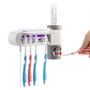 Innovagoods Smiluv Esterilizador UV de Cepillos Dentales 3 en 1 con Dispensador