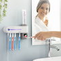 Innovagoods Smiluv Esterilizador UV de Cepillos Dentales 3 en 1 con Dispensador