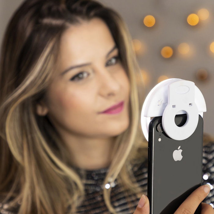 Aro de Luz para Selfie Recargable Instahoop InnovaGoods Aro de Luz para Selfie Recargable Instahoop InnovaGoods