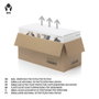 Inde Mesa Plegable Auxiliar Multiposicion Foldy Table (4 Unidades)