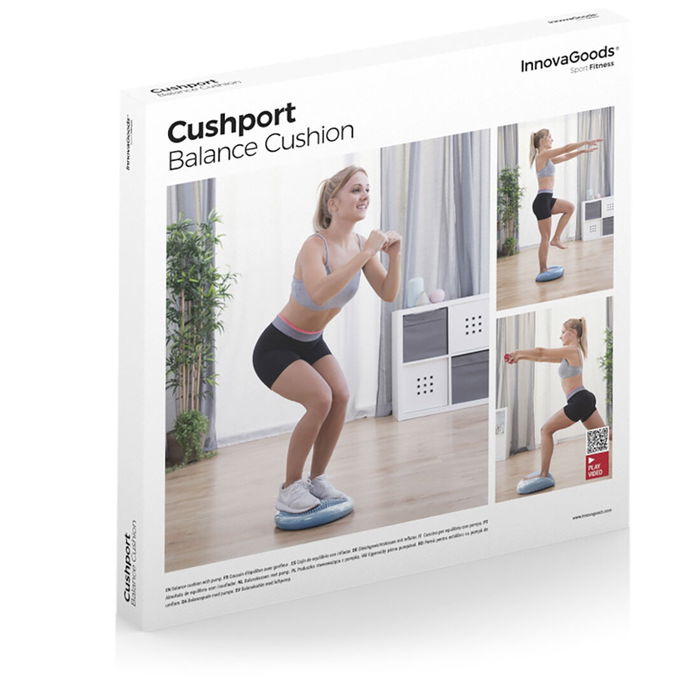 Cojín de Equilibrio con Inflador Cushport InnovaGoods