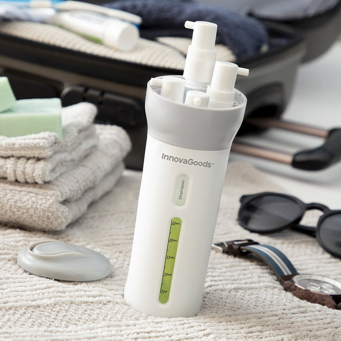 Dispensador de Líquidos de Viaje 4 en 1 Fordrops InnovaGoods