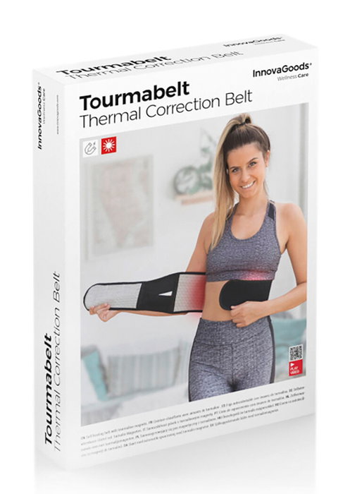 Faja Térmica Correctora con Imanes de Turmalina Tourmabelt InnovaGoods