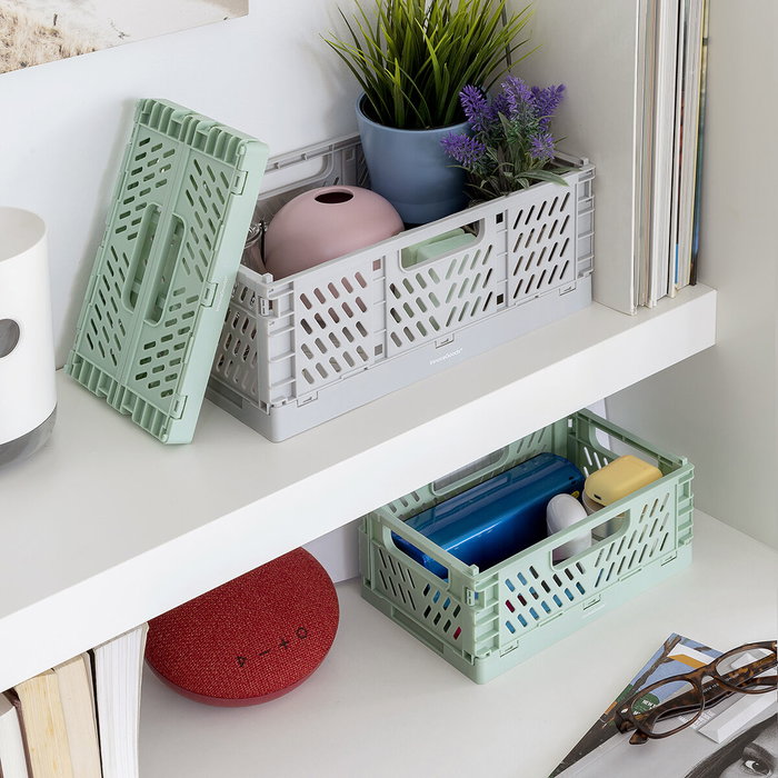 Innovagoods Set de 3 cajas organizadoras Boxtor plegables y apilables