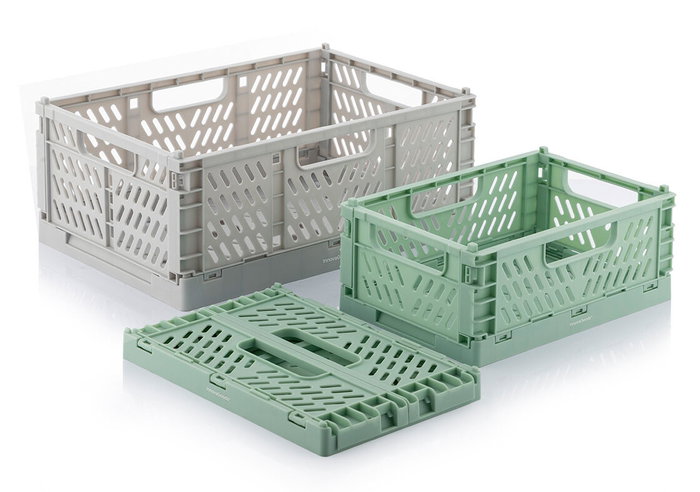 Innovagoods Set de 3 cajas organizadoras Boxtor plegables y apilables